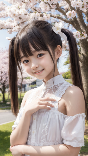 AI 美少女 小学生 Kawaii little girl