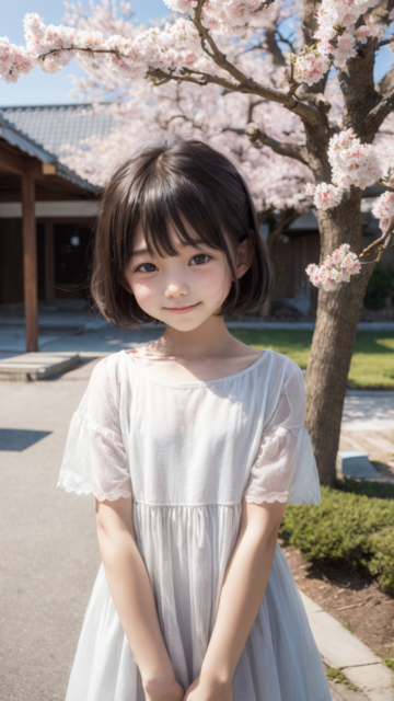 AI 美少女 小学生 Kawaii little girl