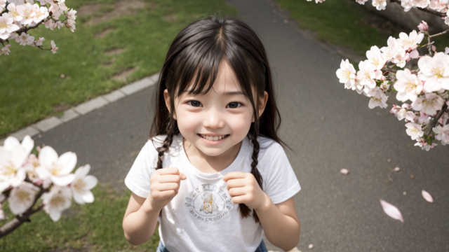 AI 美少女 小学生 Kawaii little girl