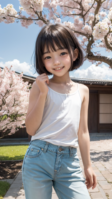 AI 美少女 小学生 Kawaii little girl