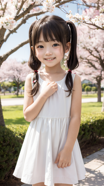 AI 美少女 小学生 Kawaii little girl