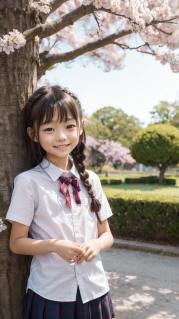 AI 美少女 小学生 Kawaii little girl