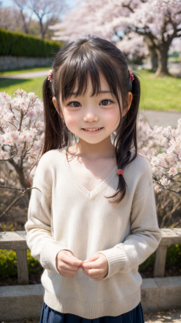 AI 美少女 小学生 Kawaii little girl