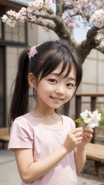 AI 美少女 小学生 Kawaii little girl