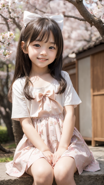 AI 美少女 小学生 Kawaii little girl