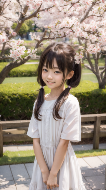 AI 美少女 小学生 Kawaii little girl