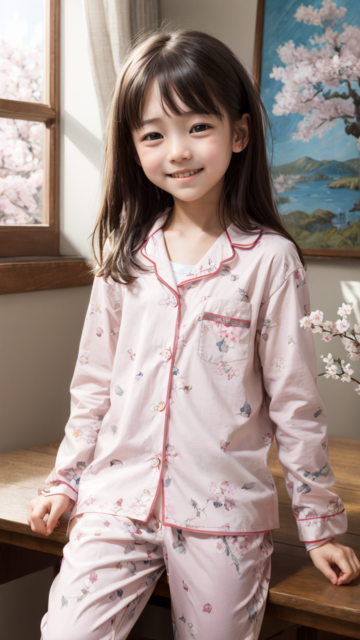 AI 美少女 小学生 Kawaii little girl