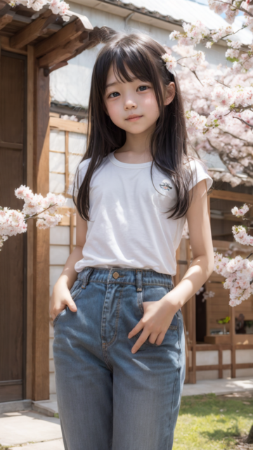 AI 美少女 小学生 Kawaii little girl