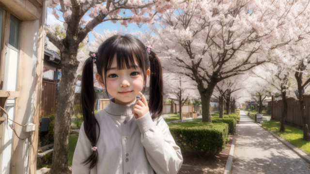 AI 美少女 小学生 Kawaii little girl