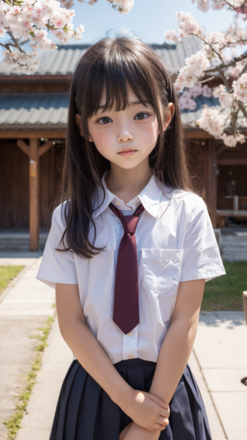 AI 美少女 小学生 Kawaii little girl