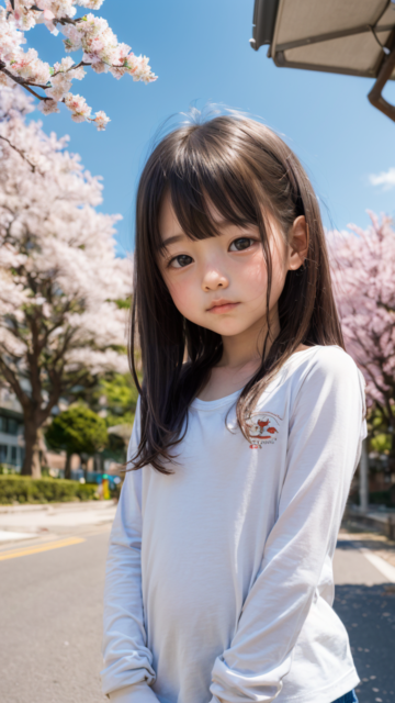 AI 美少女 小学生 Kawaii little girl