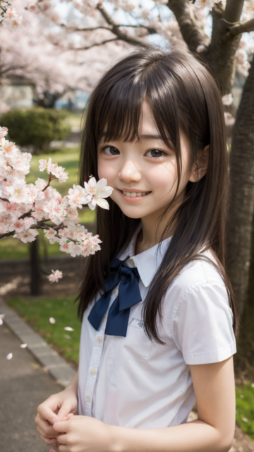 AI 美少女 小学生 Kawaii little girl