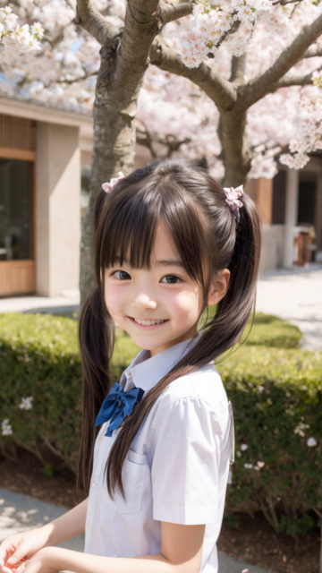 AI 美少女 小学生 Kawaii little girl