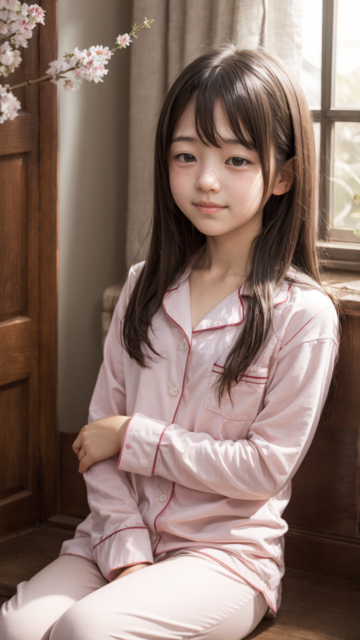 AI 美少女 小学生 Kawaii little girl