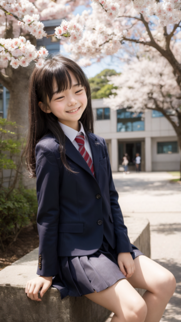 AI 美少女 小学生 Kawaii little girl