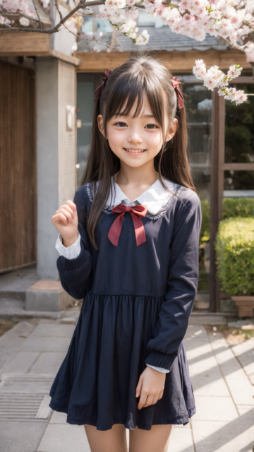 AI 美少女 小学生 Kawaii little girl