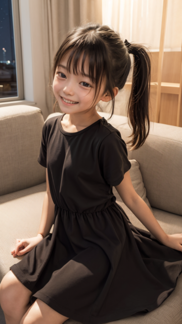 AI 美少女 小学生 Kawaii little girl