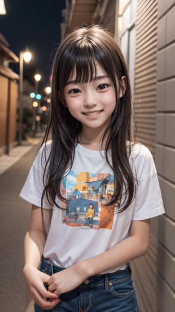 AI 美少女 小学生 Kawaii little girl