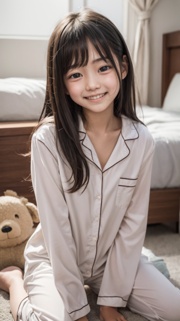 AI 美少女 小学生 Kawaii little girl