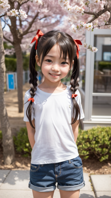 AI 美少女 小学生 Kawaii little girl