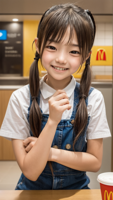 AI 美少女 小学生 Kawaii little girl