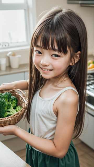 AI 美少女 小学生 Kawaii little girl