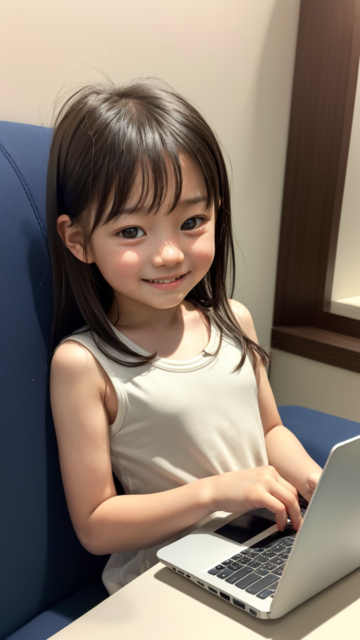 AI 美少女 小学生 Kawaii little girl