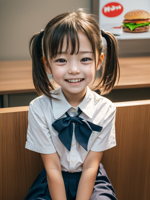 AI 美少女 小学生 Kawaii little girl