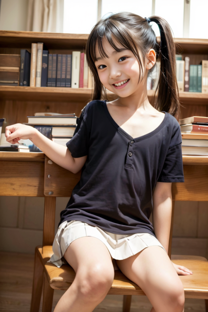 AI 美少女 小学生 Kawaii little girl