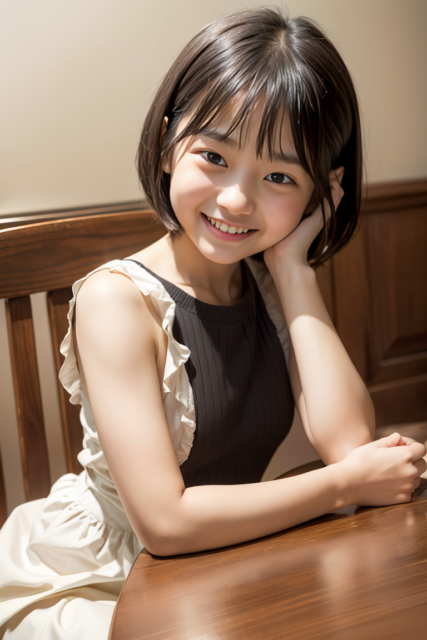 AI 美少女 小学生 Kawaii little girl