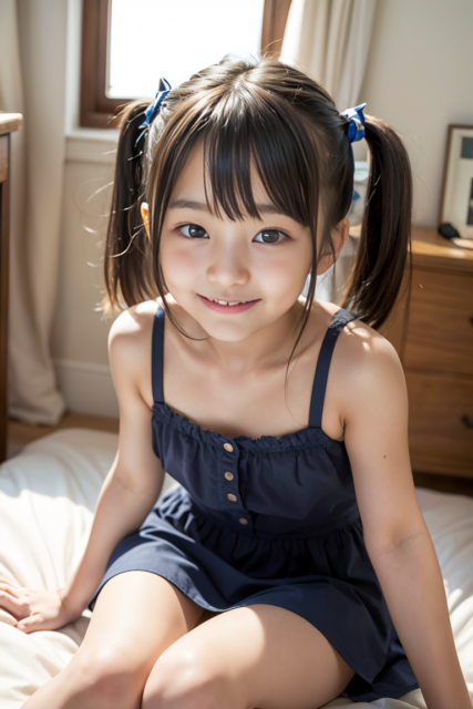 AI 美少女 小学生 Kawaii little girl