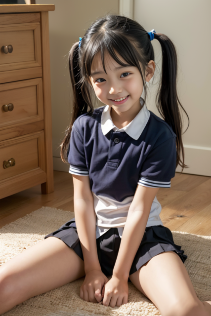 AI 美少女 小学生 Kawaii little girl