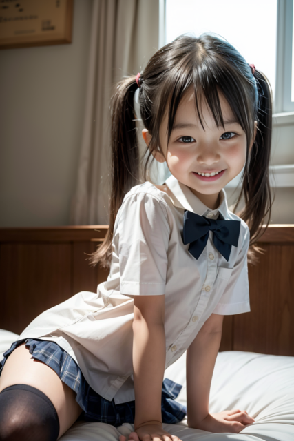 AI 美少女 小学生 Kawaii little girl