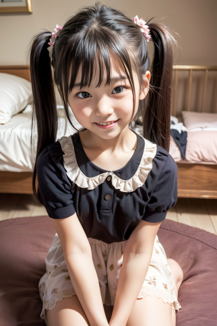 AI 美少女 小学生 Kawaii little girl