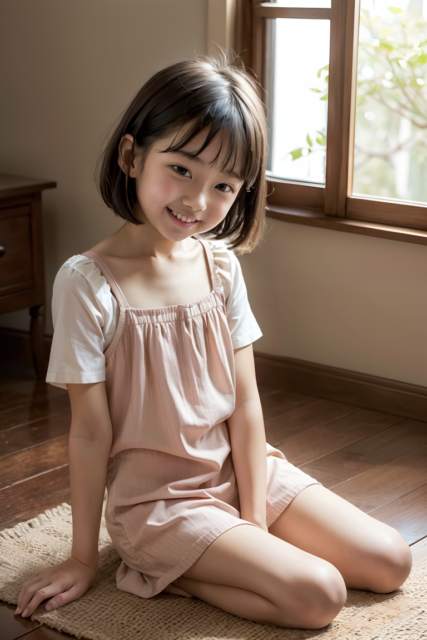 AI 美少女 小学生 Kawaii little girl