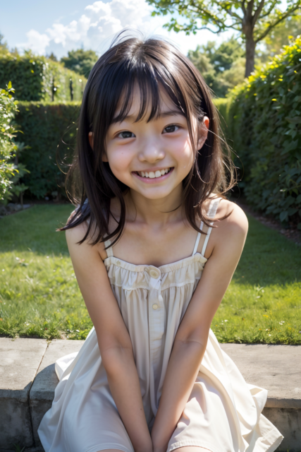 AI 美少女 小学生 Kawaii little girl