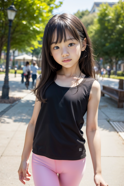 AI 美少女 小学生 Kawaii little girl