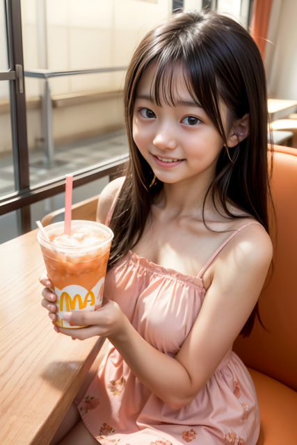 AI 美少女 小学生 Kawaii little girl