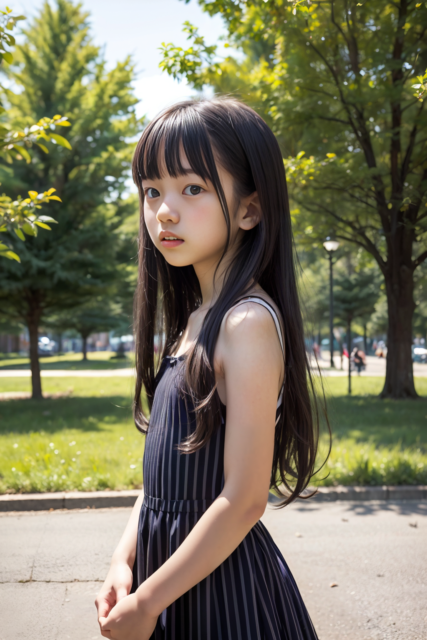 AI 美少女 小学生 Kawaii little girl