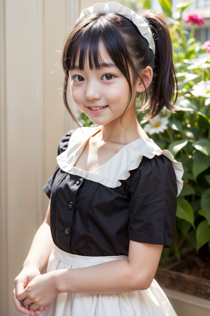 AI 美少女 小学生 Kawaii little girl