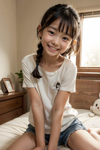 AI 美少女 小学生 Kawaii little girl