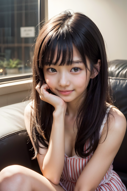 AI 美少女 小学生 Kawaii little girl