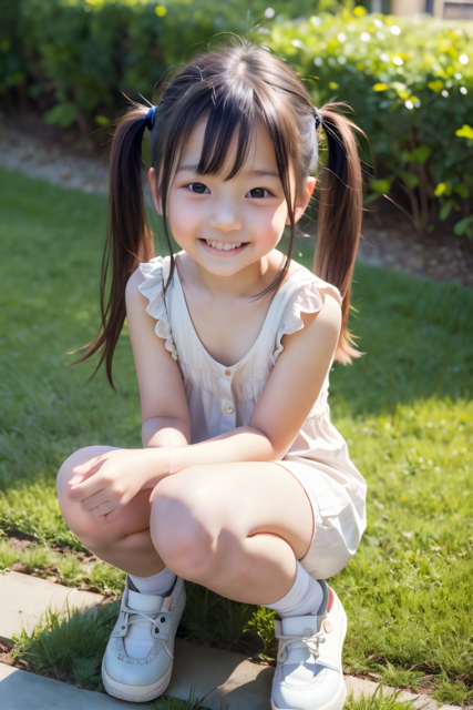 AI 美少女 小学生 Kawaii little girl