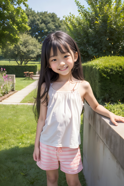 AI 美少女 小学生 Kawaii little girl