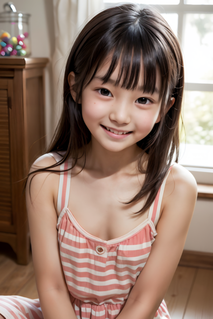 AI 美少女 小学生 Kawaii little girl