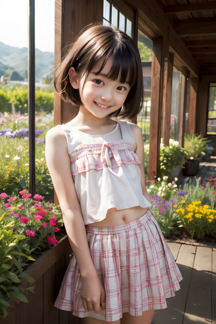 AI 美少女 小学生 Kawaii little girl