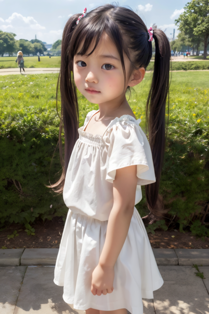 AI 美少女 小学生 Kawaii little girl