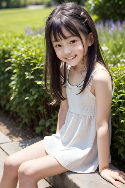 AI 美少女 小学生 Kawaii little girl