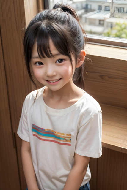 AI 美少女 小学生 Kawaii little girl