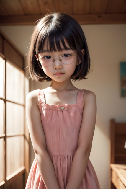 AI 美少女 小学生 Kawaii little girl